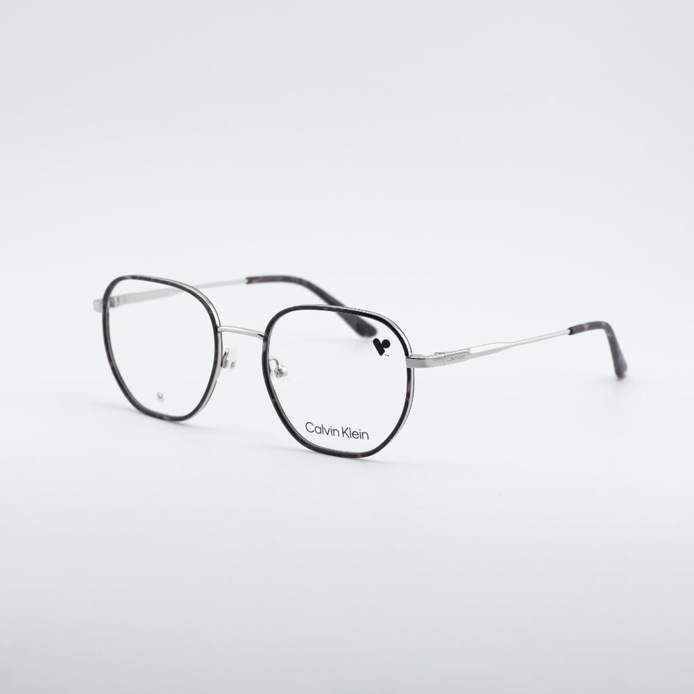 Calvin Klein CK24113 025 Eyeglasses Grey/Havana 50mm Square Frame